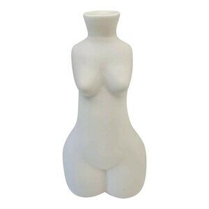 Modern Contemporary Figurative Ceramic Women’s Nude Figure Vase